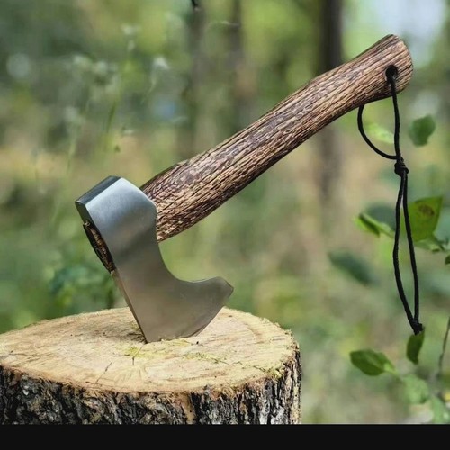 德国进口户外短柄便携露营手斧劈柴斧子锻造战斧木工锻打开山尼曼