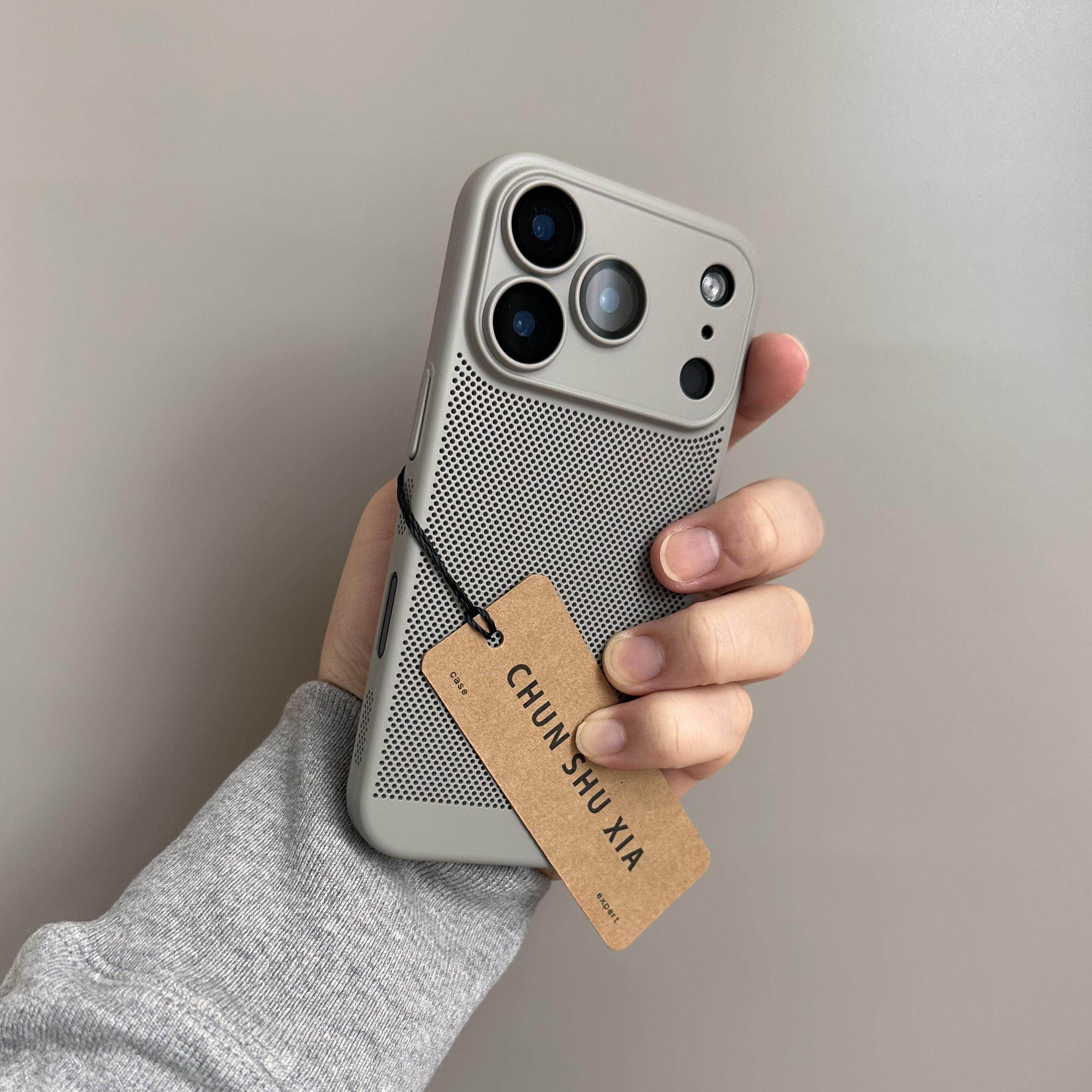 简约高级感散热轻薄全包镜头适用一加15手机壳1+Ace6新款ace5pro至尊版1+13T透气网孔镂空ace3防摔12R保护套