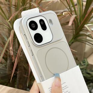 秒变系列柔砂钛金属感beast细圈磁吸适用OPPOFindx9Pro手机壳findx9磨砂AG充电全包防摔超薄防指纹情侣简约硬