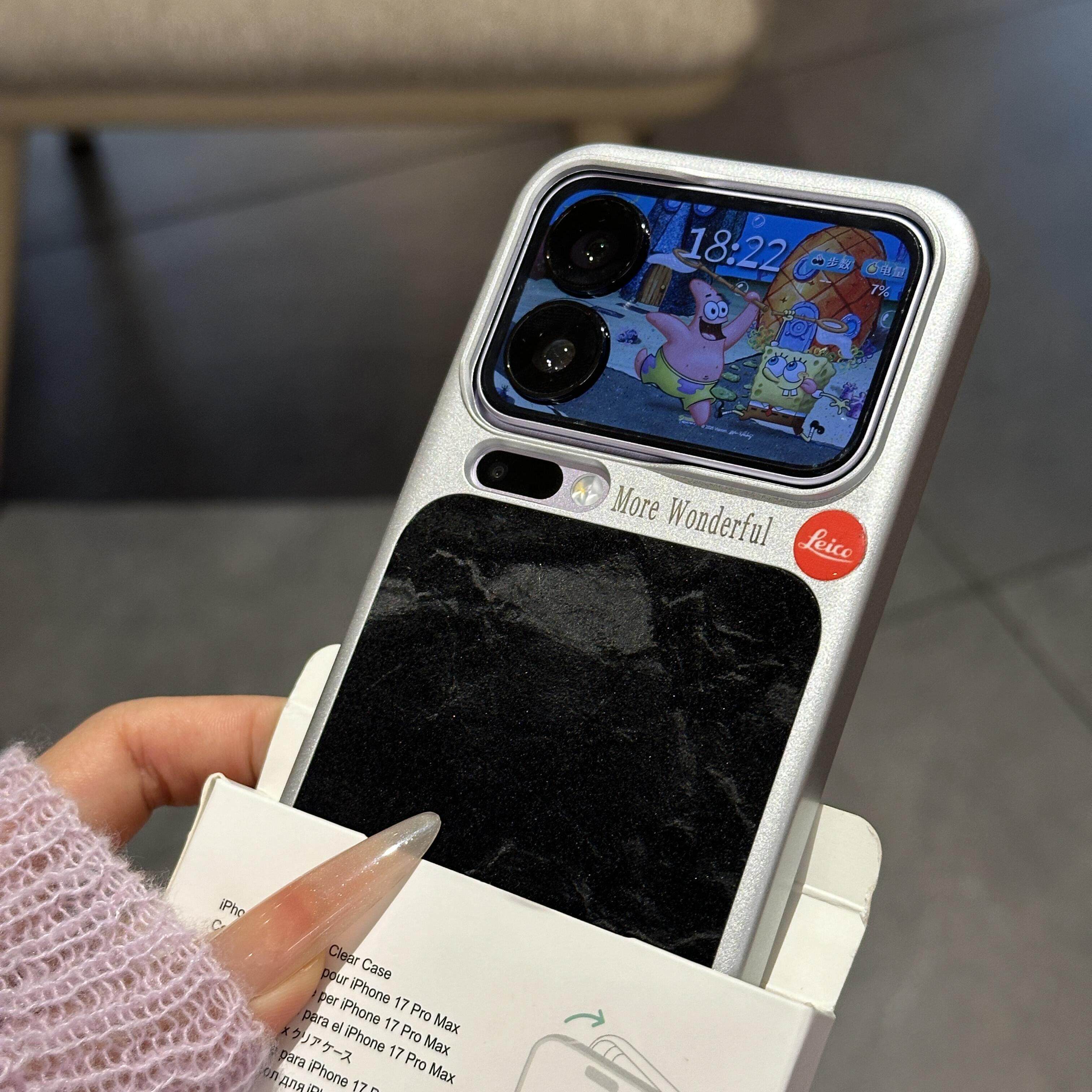 轻奢高级感复古拼接雪山纹丝绒适用小米17promax手机壳17pro电镀边框17文艺小众秋冬新款质感时尚男女保护套