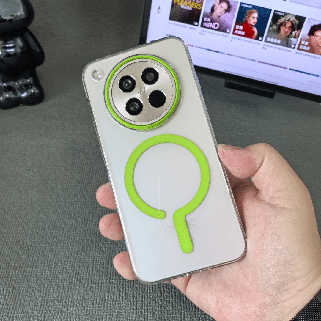 透明不发黄MagSafe问号磁吸无线充电适用OPPOFindx8Ultra手机壳X8s+高级感X200Promini硬iQOO13/S20一加Ace5