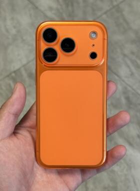 秒变17橙色超薄TPU进口拜耳硅胶适用iphone17promax手机壳air新款苹果16pro带镜头膜15plus高级感14全包13软2