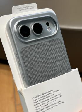 灰色编织亚毛麻布料磁吸适用荣耀500pro手机壳majic8/7pro华为mate80/70新款nova14ultra三包边拼接X60电镀硬