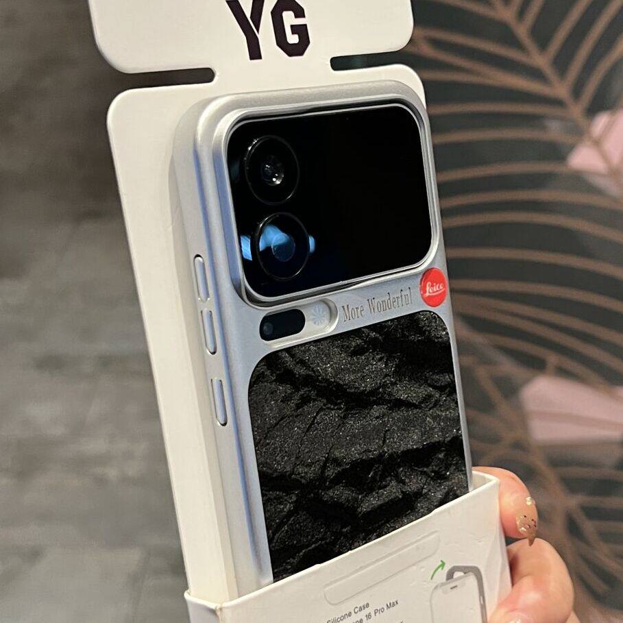 独特好看的复古雪山纹丝绒适用小米17promax手机壳17pro电镀边框拼接17轻奢高级感小众新款质感不会撞壳男女