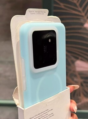 Magsafe磁吸果冻奶蓝色液态硅胶适用小米15pro手机壳13/14ultra软壳红米K80/70至尊版60纯色civi4pro全包防摔