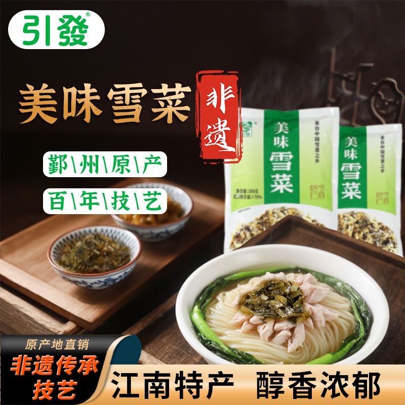 整箱批发引发美味雪菜宁波笋丝正宗浙江非遗雪里蕻咸菜酱菜腌制
