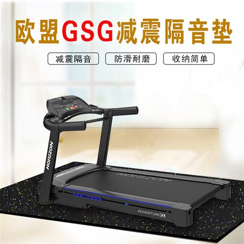 动感单车垫子减震垫防滑地垫室内家用防震隔音椭圆机减震垫跑步机