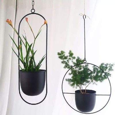 Nordic Metal Hanging Pot Plant Hanger Chain Wall Hanging
