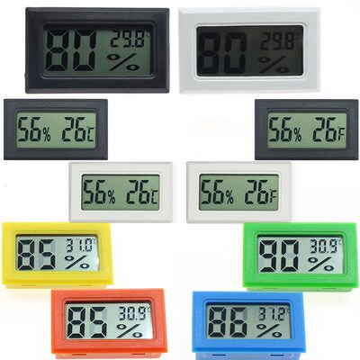 1PC Mini LCD Digital Thermometer Hygrometer Fridge  Tester