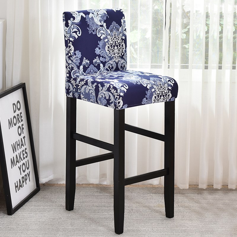 Spandex Chair Cover Flower Seat Covers for Bar Stool Chairs