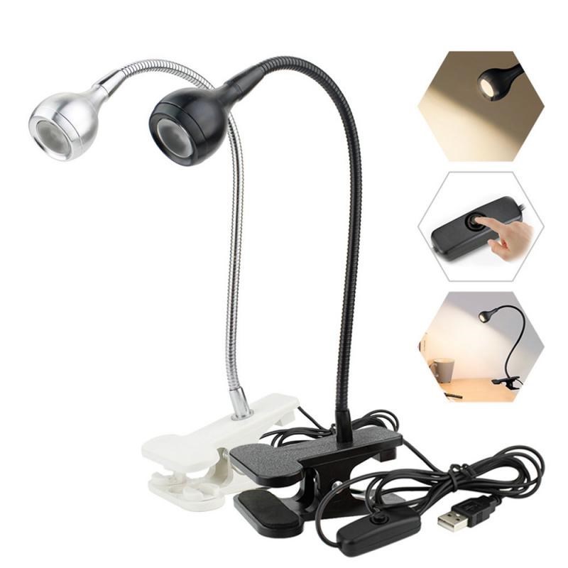 Desk-Lamp Book-Lights Reading Foldable Rechargeable Eye-Prot