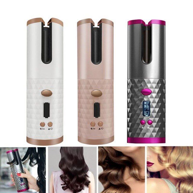 Wireless Automatic Hair Curler USB Rechargeable Curling Iron