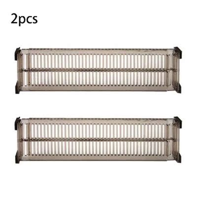 2 Pcs Adjustable Drawer Separators Divider Plastic DIY
