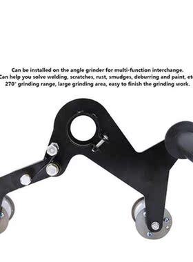 Portable Handle Round Tube Belt Sanders Polisher Grinding Po