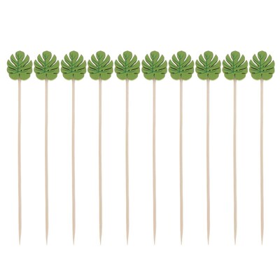 100pcs Disposable Wooden Toothpicks for Food Pick Fruit Pick