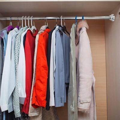 105 C190 CM Adjustable Stainless Steel Spring Tension Rod Ra