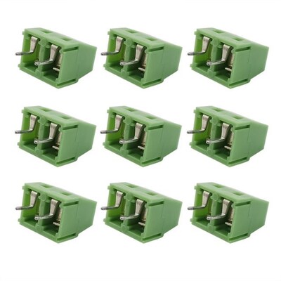 10Pcs KF127-5.0-2P Straight Needle Terminals Plug 5.0mm Pitc