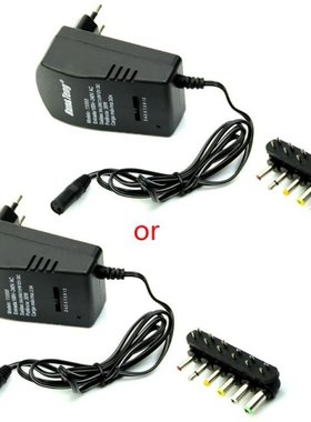 Universal EU AC/DC Adaptor Plug Power Supply 3V 4.5V 5V 6V 7