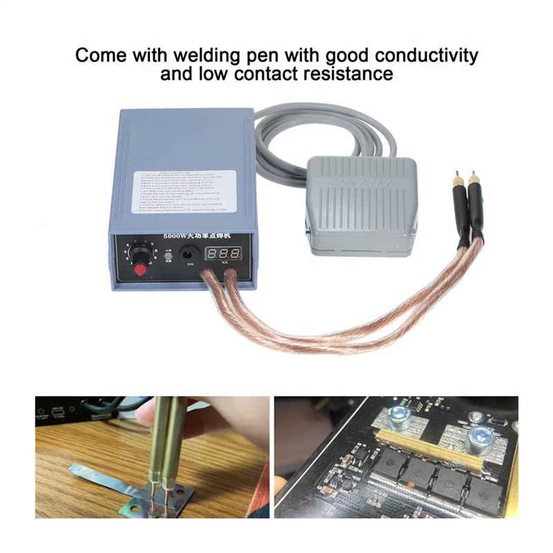 KKmoon Spot Welder 5000W High Power Portable Spot Welding Ma