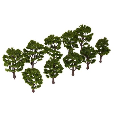 New Handcrafted Tree Model Architectural Model for Train Lay