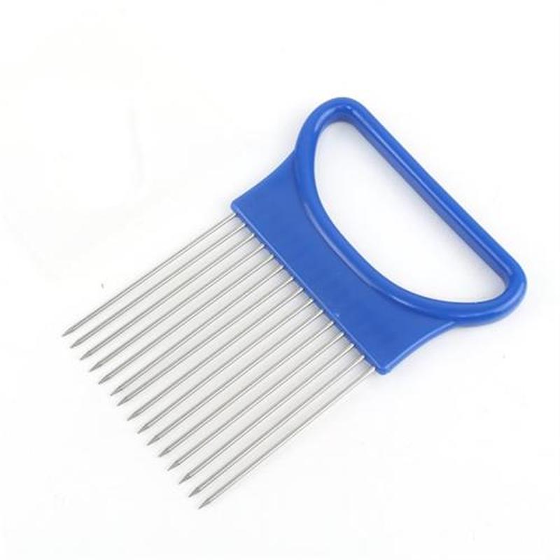1Pcs Vegetable Fruit Beef Onion Slicer Cutting Holder Slicin