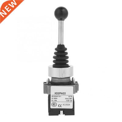 2Position Monolever Joystick Switch ,2NO Contacts Spring Ret