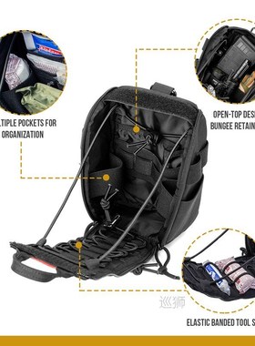 OneTigris First Aid Medical Bag Pack Medical Kit Quick Detac