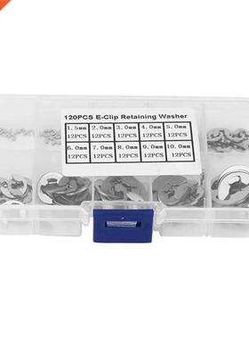 120 Pieces of Circlip Combination Elastic Safety Ring Made o