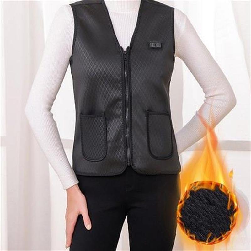 Heated Vest 3-speed Temperature Adjustment Women Warm Vest
