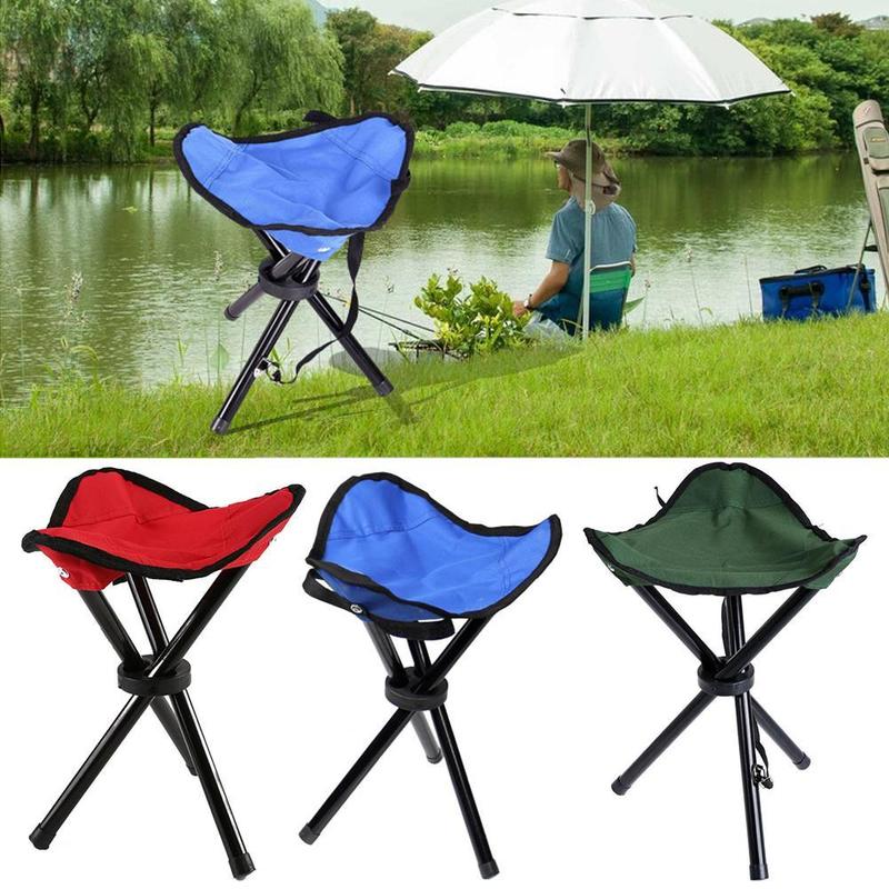 Folding Camping Chair Foldable Three Feet Beach Chair
