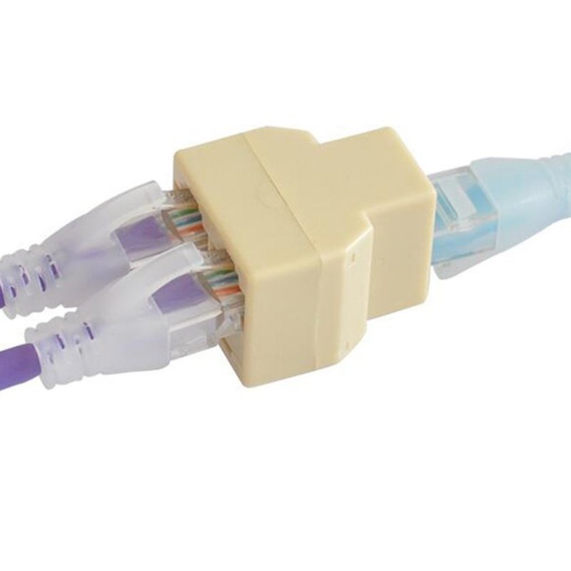 New Arrival High Quality 2PCS 1 To 2 Ways LAN Ethernet Cord