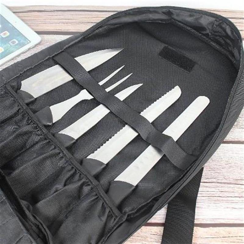 Portable Chef Knife Bag 21 Slots Chef Knife Cutlery Carrier