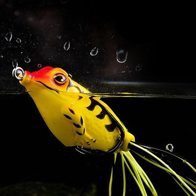 6g 10g 14g Frog Fishing Lures Treble Hooks Kit Snakehead Lur