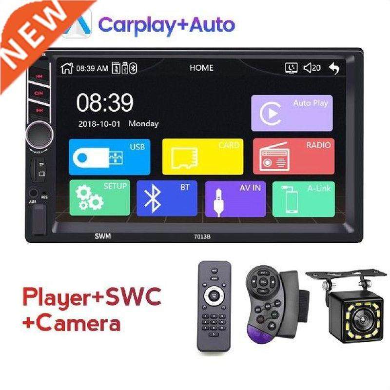 Universal 2 Din Car Multimedia Player Autoradio 2din TF