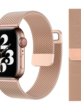 Stainless Steel Milanese Strap For  Watch 7 Se Band 44mm 40m