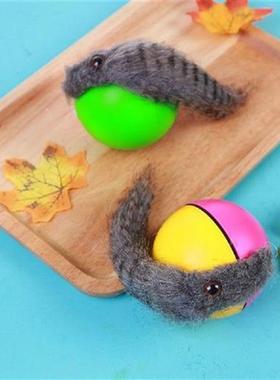 1PC Cat Toys Electric Beaver Weasel Rolling Ball Light Foam