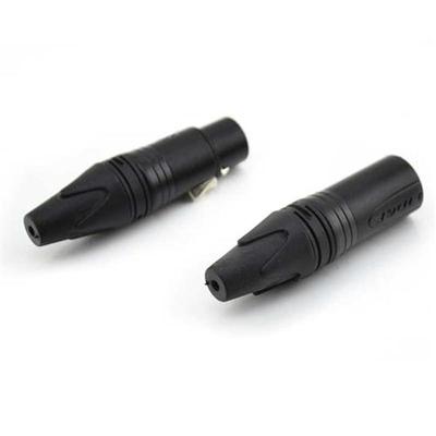 Microphone Cable with XLR plate silver pin 2pair(4pcs)