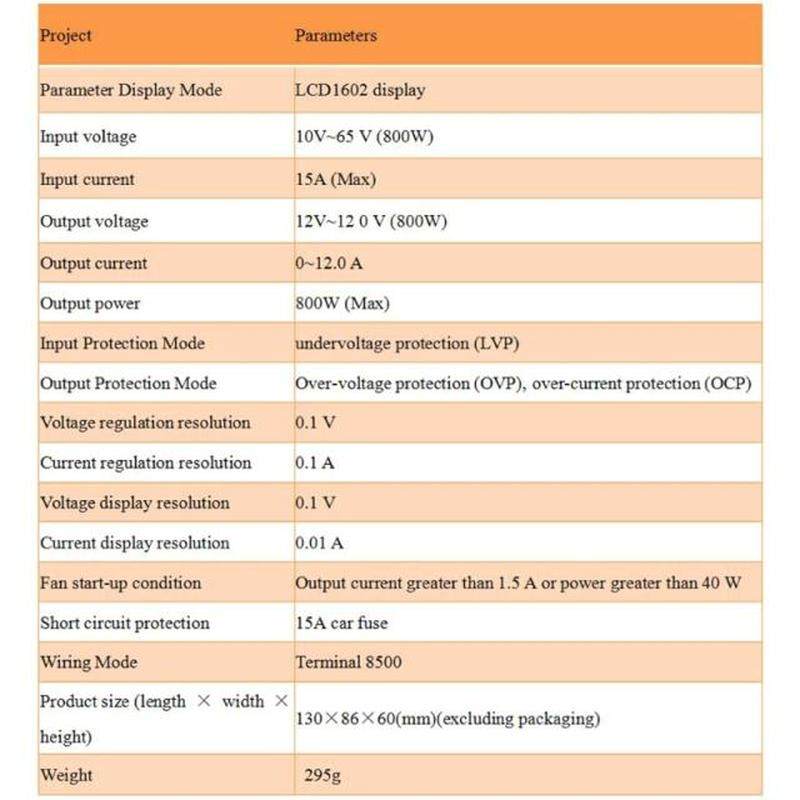 DPX800S DC DC Boost Converter CC CV Power Module 12V~120V 12