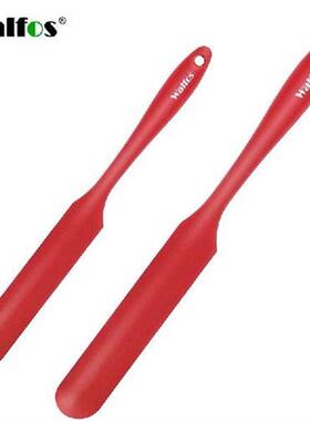 WALFOS Set of 2 Silicone Spatula Red High Heat Resistant