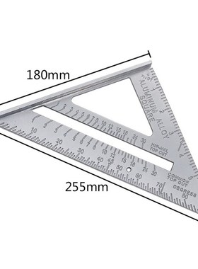 New Speed Square Protractor Aluminum Alloy Miter Framing Tri