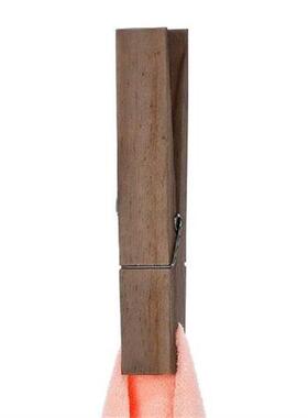 Large Wood Clothespin Bath Towel Holder Anti-run Home