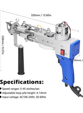 Electric Rug Carpet Tufting Weaving Machine Professional Flo