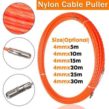 4mm 5/10/15/20/25/30m Cable Puller Fiberglass Electric Cable