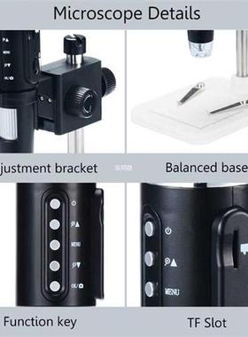 1000X Digital 5MP HD 1080P adjustale lumen 8LED Light HDMI