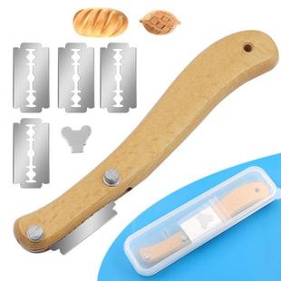 Bread Cutter Lame Wooden Handle Bread Slashing Dough Scoring