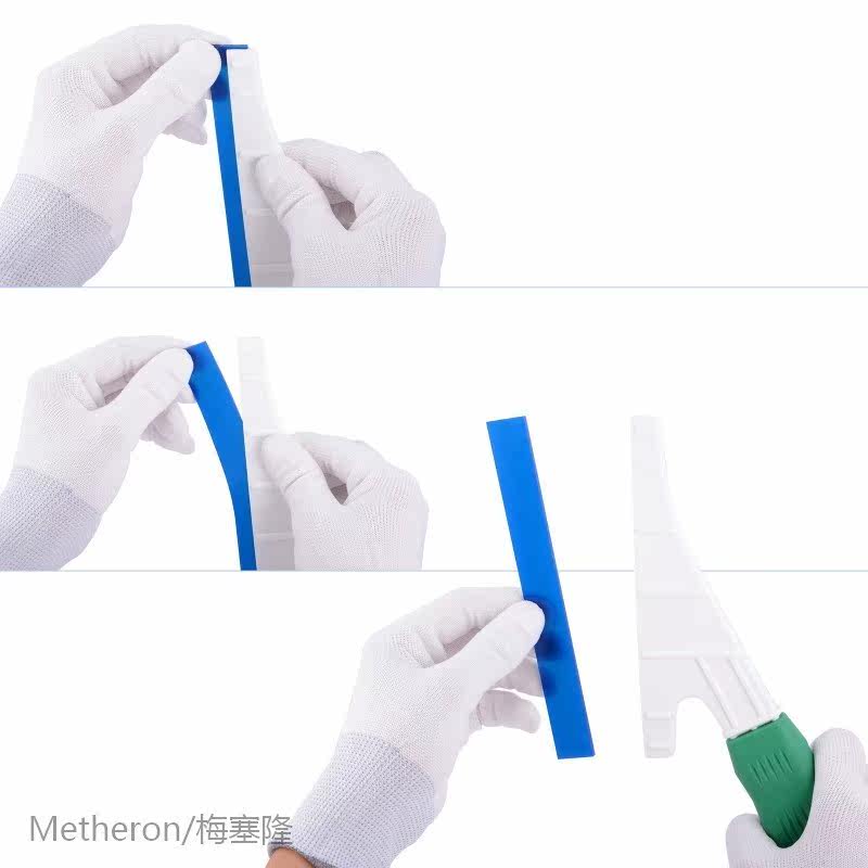 Window Tint Wrapping Silicone Squeegee 2pcs blade Vinyl Wrap