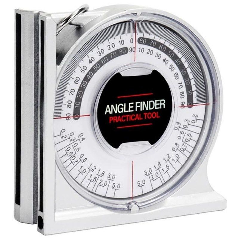 QuQiaoUK Magnetic Angle Locator Level & Tool Dial Gauge
