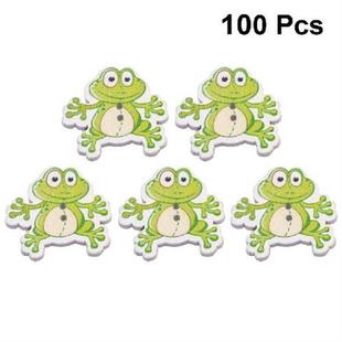 Buttons Sewing Wooden Cartoon Decorative Button Accessories