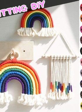 Dyi Macrame Yarn 3mmx100m Cotton Cord Twisted Rope Craft