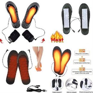 Electric Heated Insoles USB Heating Feet Warmer Thermal